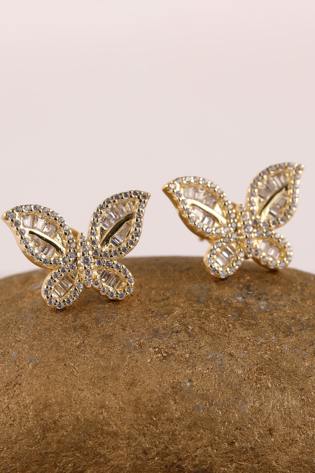 Silverflies Sunshine Gold Earring