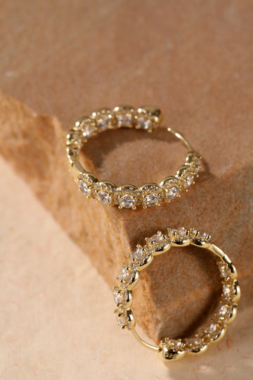 Old Money Gold Hoop Earring