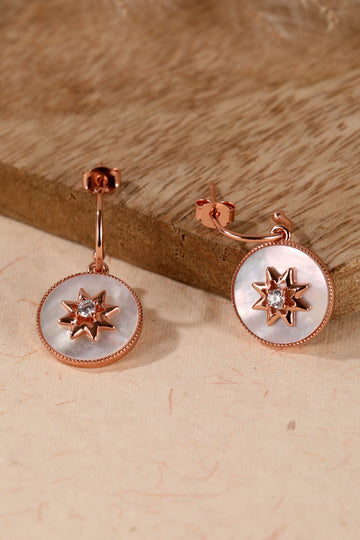 Starry Swing Hoop Earring