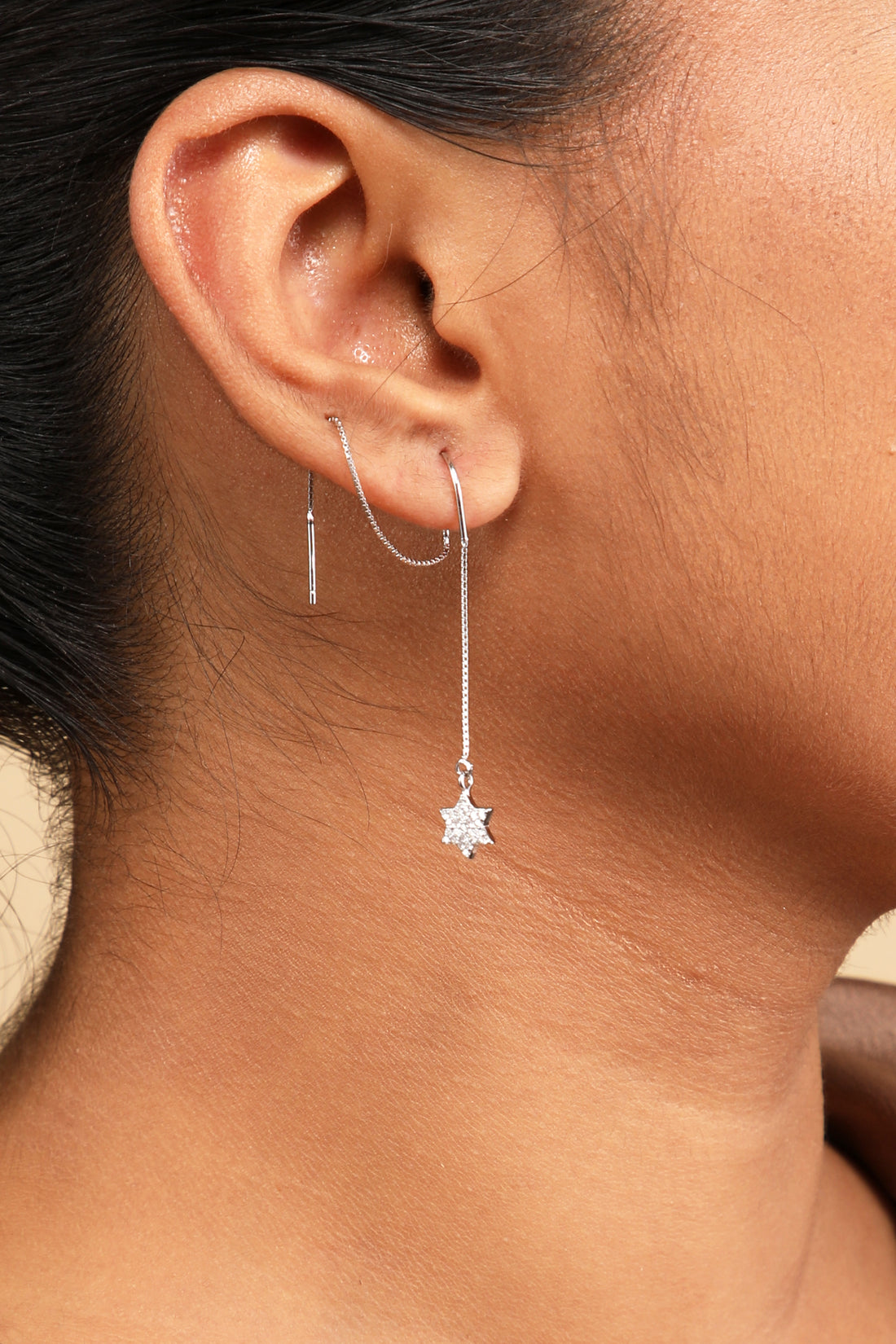 Star Threader Earring