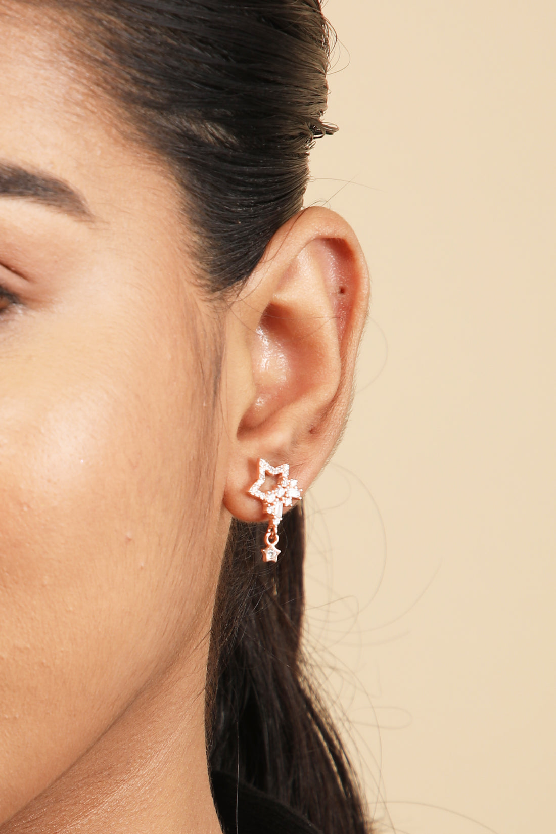 Twinkle Tales Rose Gold Drop Earring